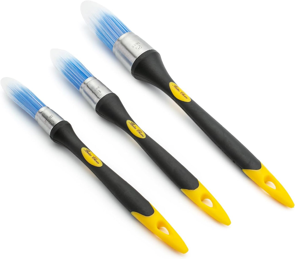 Bates- Trim Paint Brush, 3 pcs, 5/8”, 3/4” and 1”