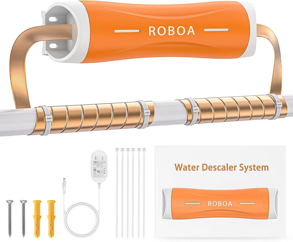 Whole House Electronic Water Descaler, Salt-Free Water Softener Alternative