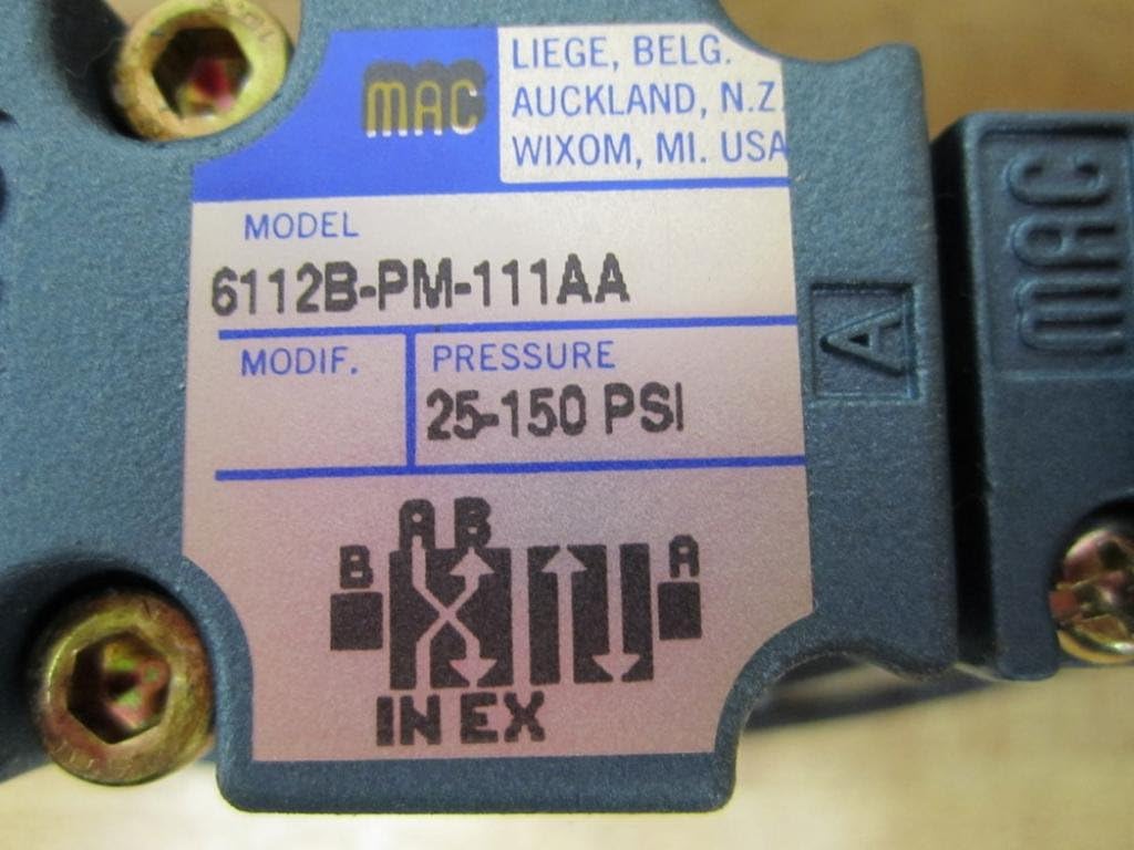 Mac Valves 6112B-PM-111AA Valve