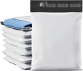 10" x 13" Large Poly Mailers, 100 Pack, 2.5 Mil, White Self Seal Waterproof