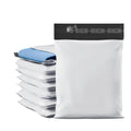 10"x13" Large Poly Mailers, 1000 Pack, 2.5 Mil, White Self Seal Waterproof
