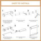 24'' Wall Mounted Kraft Paper Roll Dispenser & Cutter