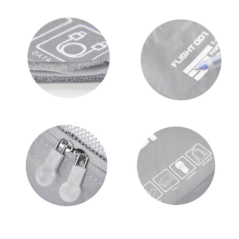 Packing Cubes Set Travel Luggage Organizers Suitcase Lightweight Accessories