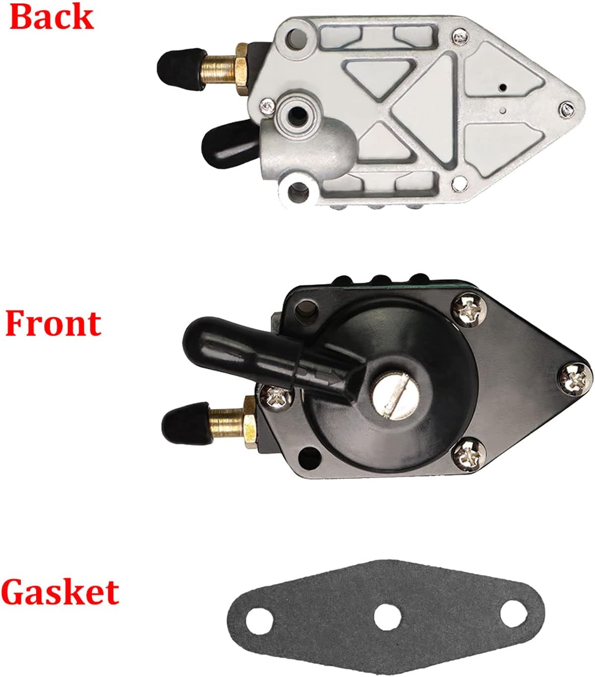 Outboard Fuel Pump with Gasket Replace 18-7352 438556 433390 385784