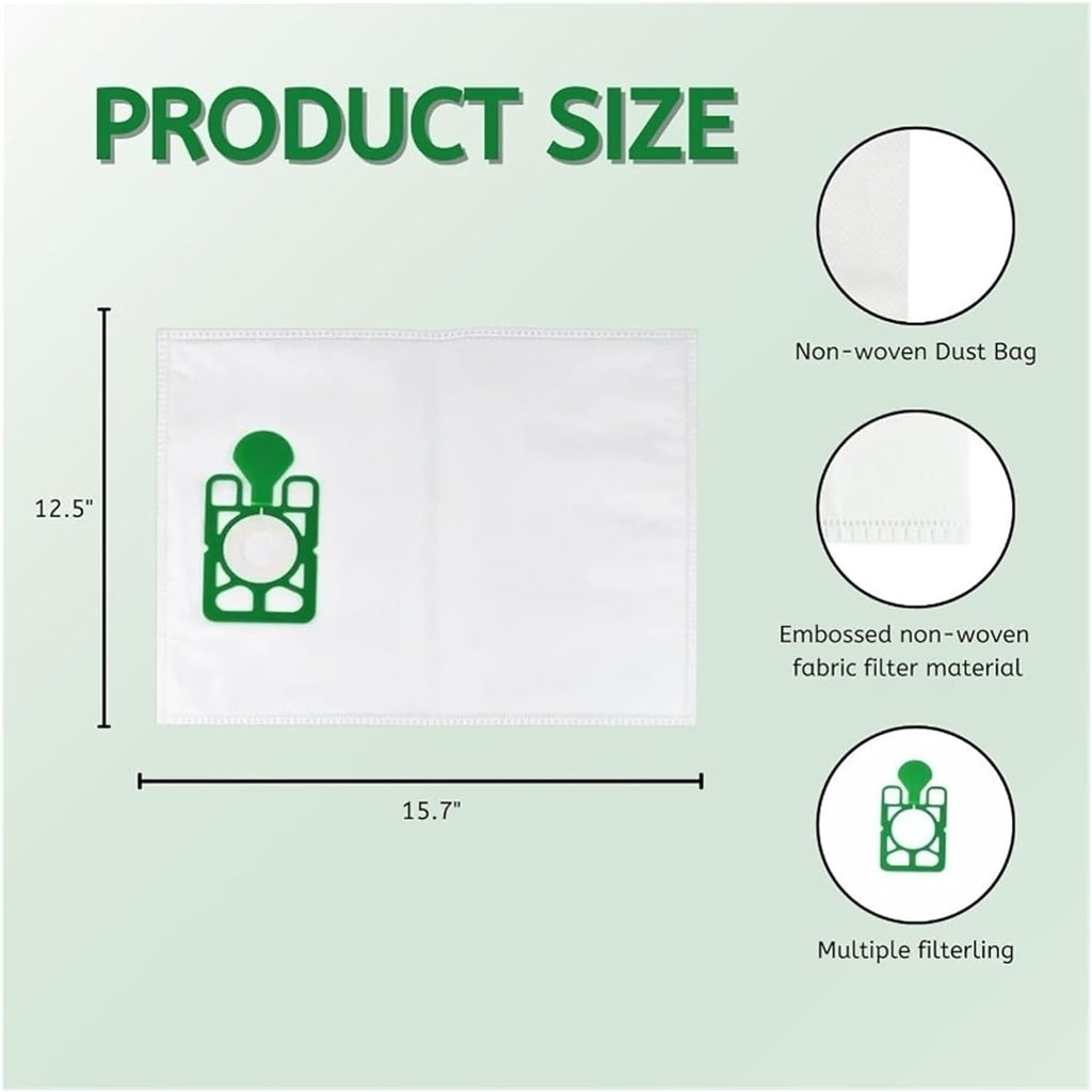 12 Vacuum Dust Bags. Compatible For Numatic Henry.