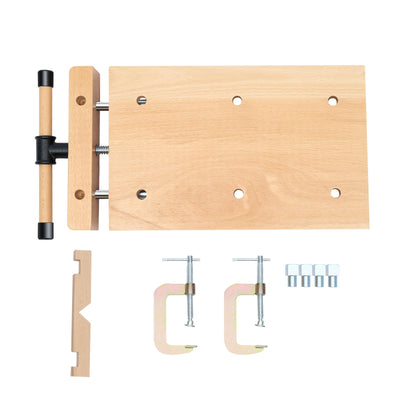 Shade Workbench, Wood Vise Workbench G-Type Fixing Clips Limit Blocks for Precision Clamping, Ideal for Home and