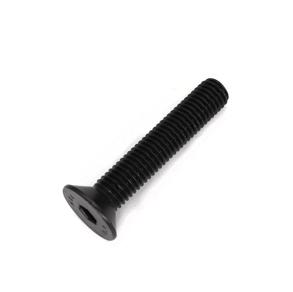 10pcs M10 x 50mm Black Flat Countersunk Head Hex Socket Cap Bolts 10.9 Grade Alloy Steel,Coarse Thread