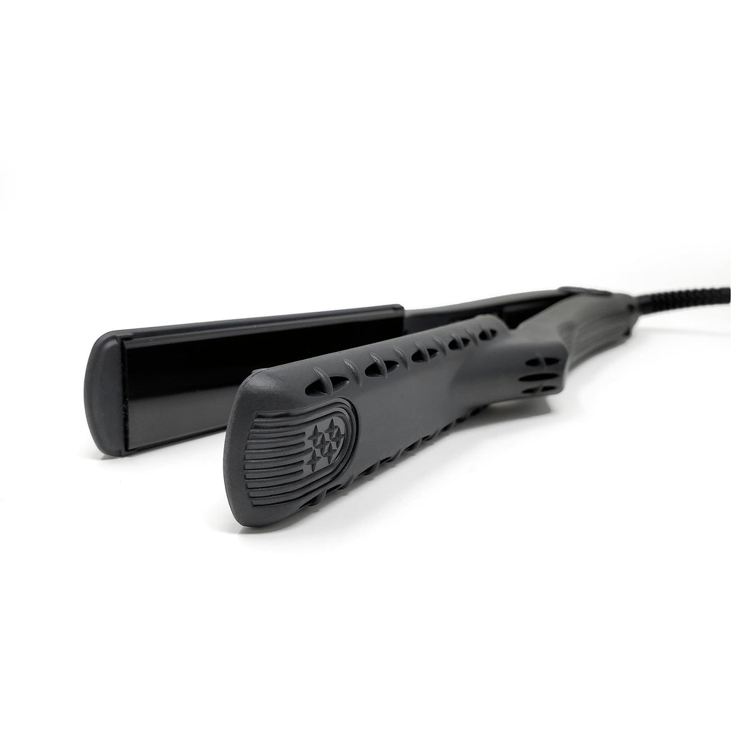 Led Black Titanium Flat Iron 1 Inch