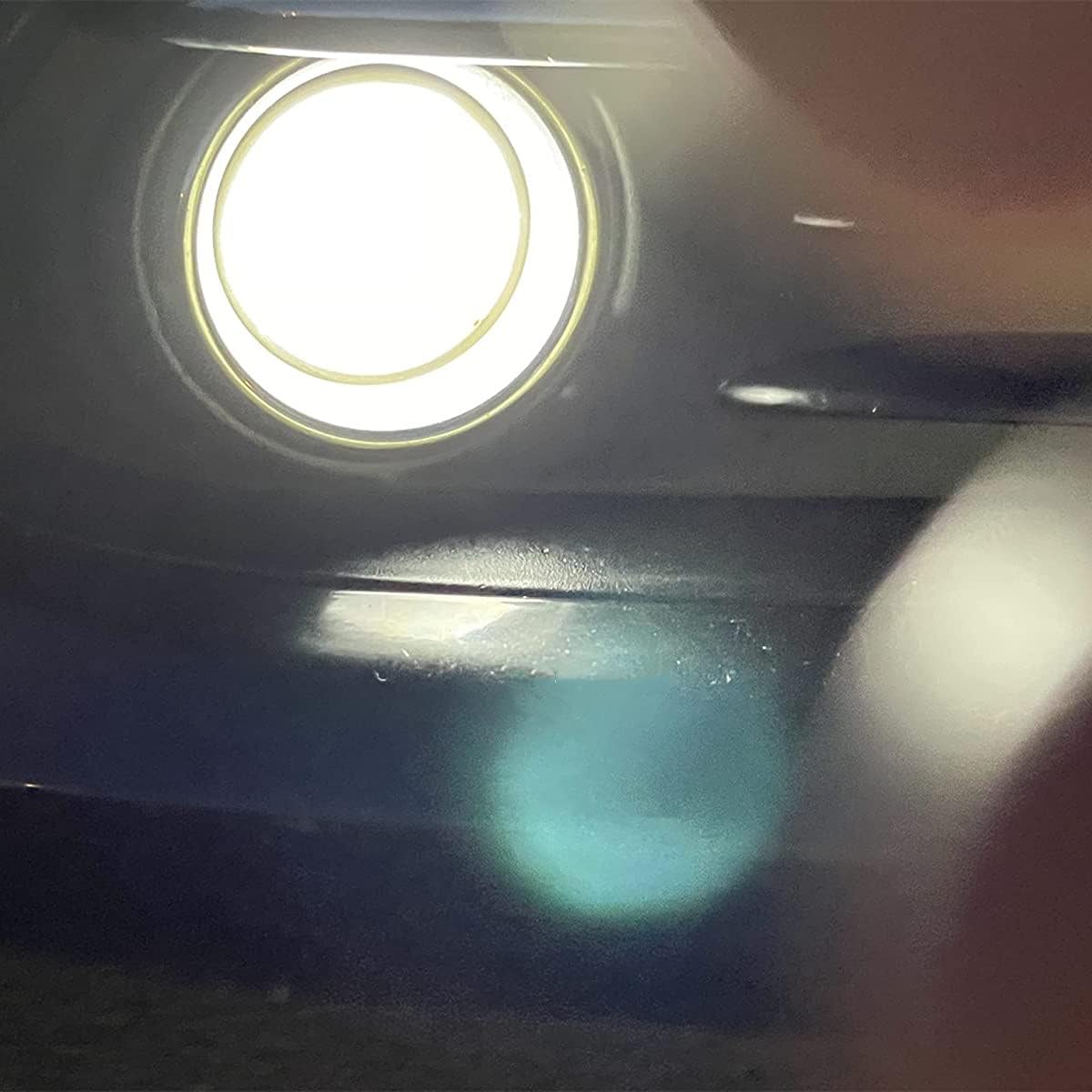 Super Bright H8 H11 LED Fog Lights Bulbs or DRL, 6000K Xenon White H16 H11LL H8LL H1155 Replacement, 2800Lms 5730