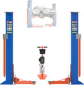 Portable Two Post Car Lift 8000 LBS Capacity, 220V Electric Lock, Movable Garage Car Lift for Home Garage & Workshop