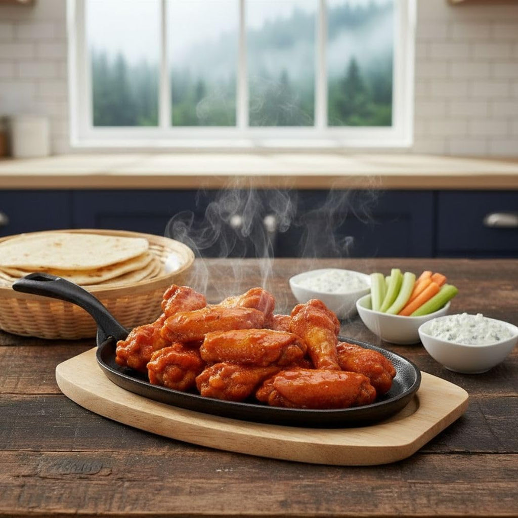 12-5/8" x 9" x 3/4" Oval Shape Wooden Fajita Underliner- Fajita Sizzle Griddle Wooden Base Fits 8-7/8" x 5-7/8"