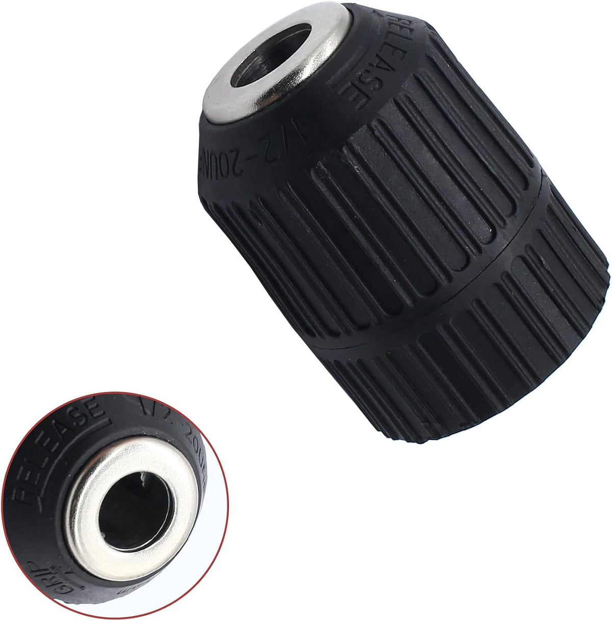 1/2" Quick Change Keyless Drill Chuck Adapter 2.0-13mm