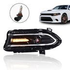 Left Driver Side Headlights Assembly Fit 2015-2021 Dodge Charger