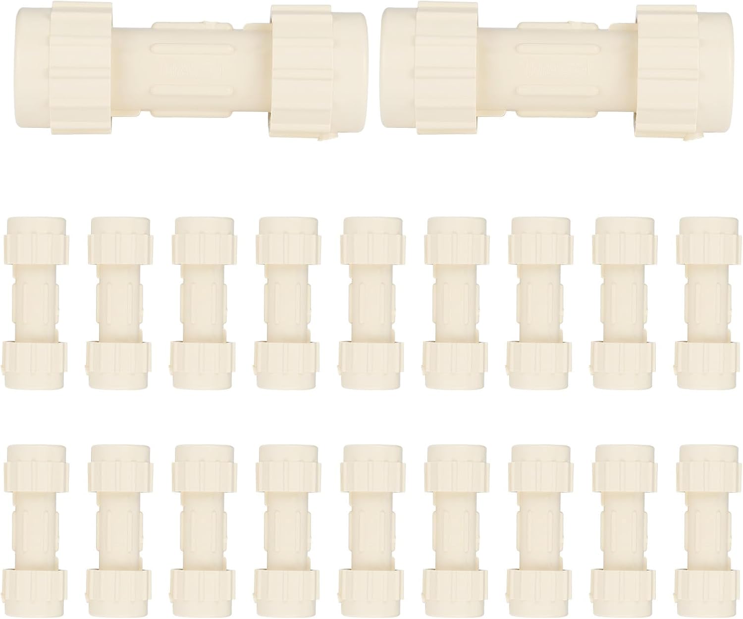 (Pack of 20) EFIELD 3/4"Compression Coupling,CPVC Fittings for Plumbing Installations and Repair