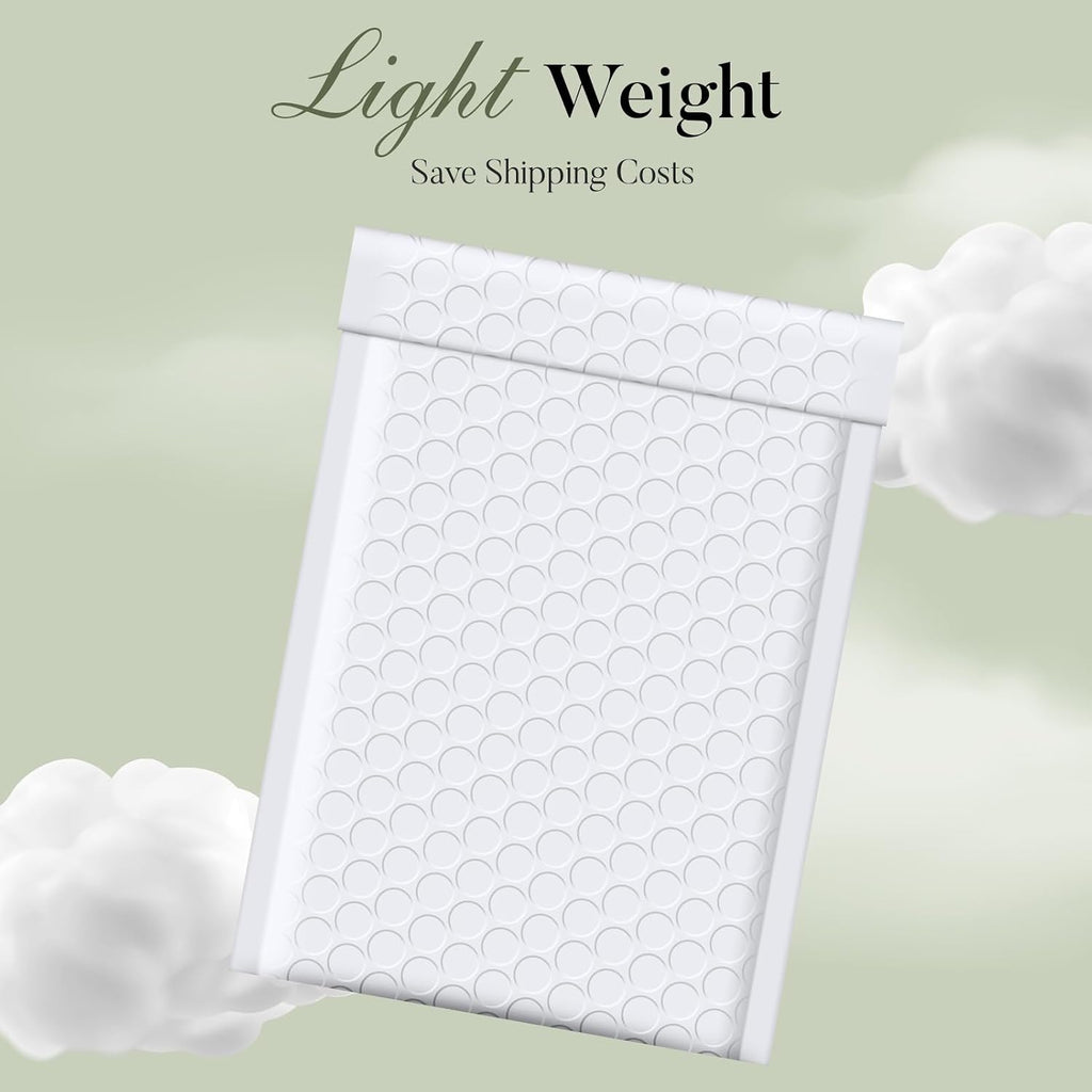 4x8 Inch Small Bubble Mailers 200 Pack White Padded Envelopes