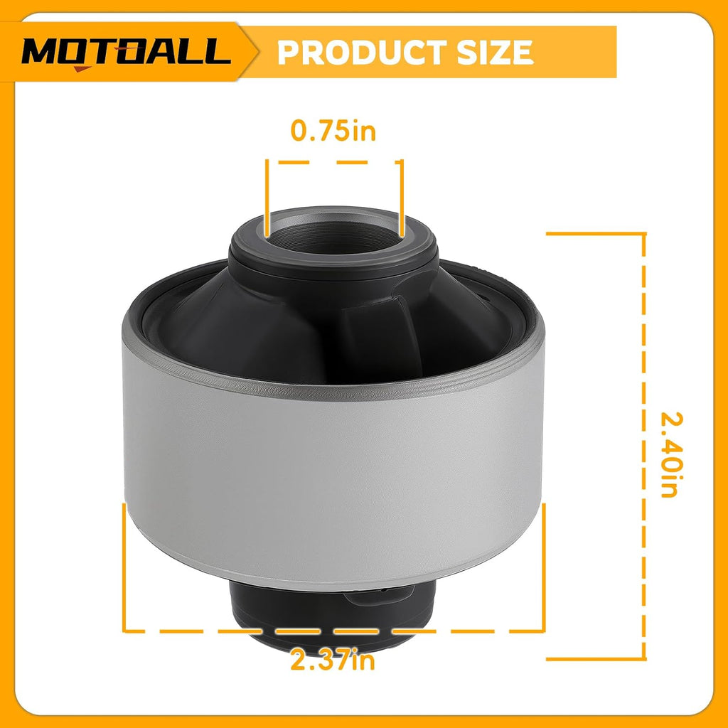 MOTOALL Lower Control Arm Bushing 20204-FL020 Fit for Subaru Crosstrek 2018-2023 for Forester 2019-2023 for Outback 2020-2023