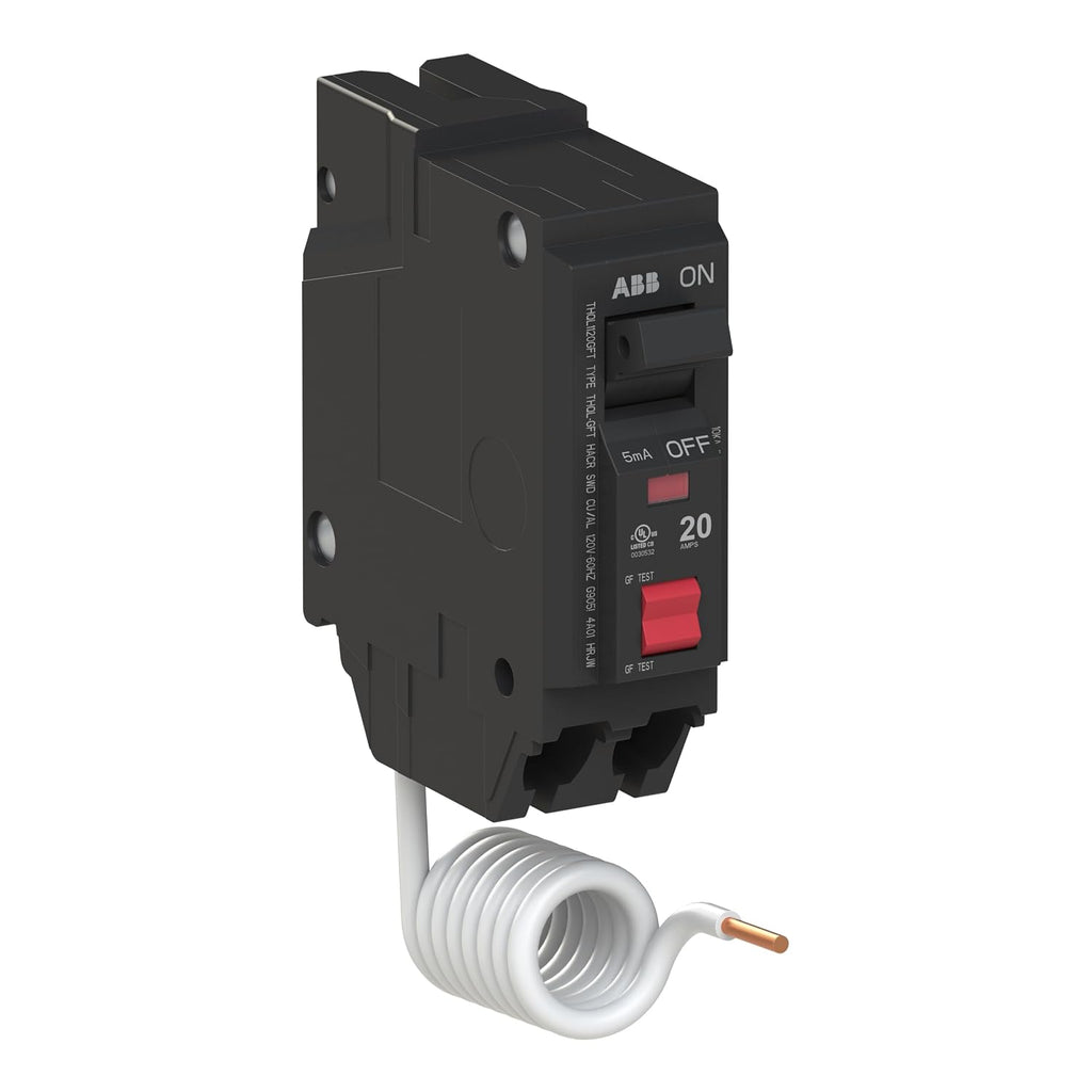 ABB Q-Line THQL1120GFT • Ground Fault Circuit Breaker • 20 Amp Single Pole
