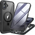 for iPhone 16 Case 6.1'', Full-Body Bumper Phone case with Built-in Full Glass Screen &Camera Control,No