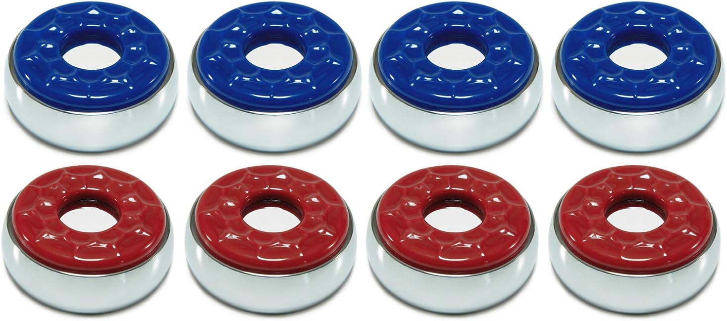 Indoor Shuffleboard Pucks - Set of 8 - Home Games Dia 2-1/8” 53mm