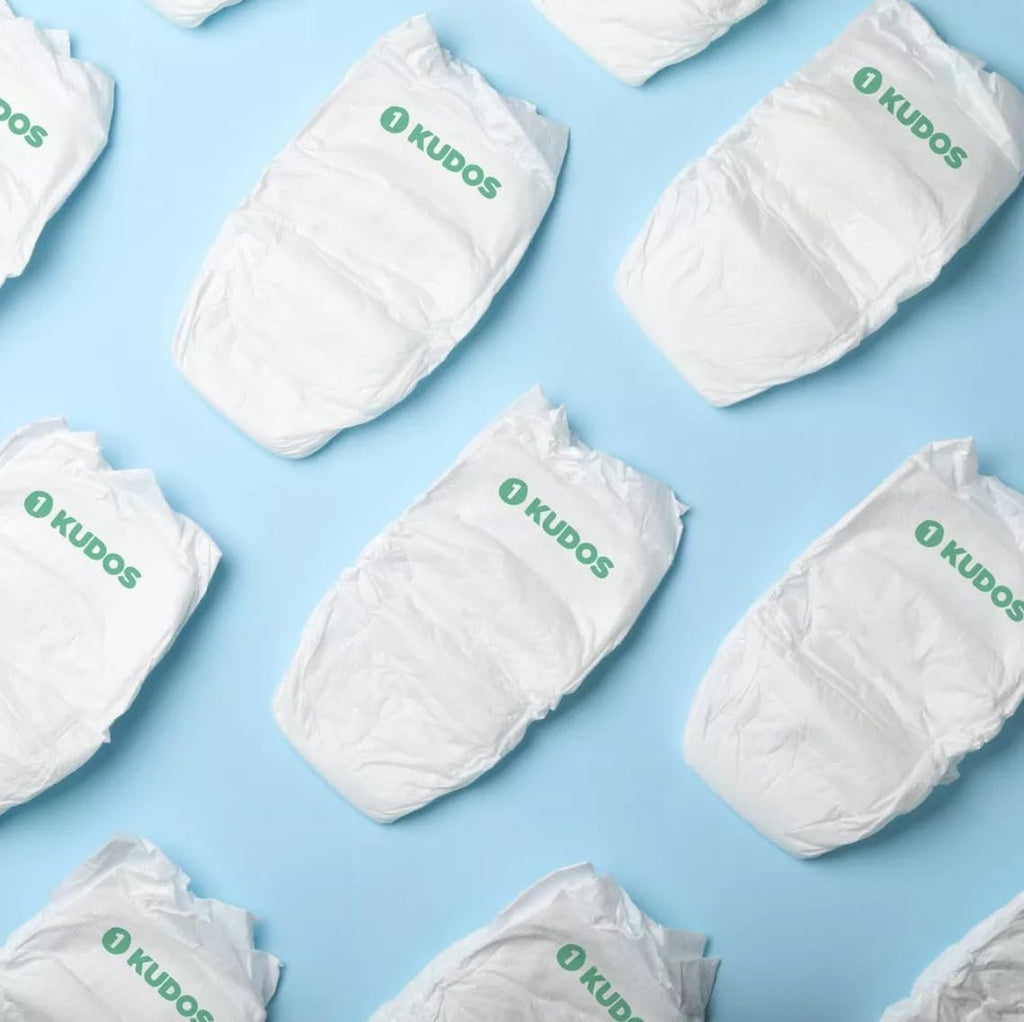 Kudos Chlorine Free Cotton - Lined Premium Diapers - Size 1, 70 Count, 7-12 lbs - (Pack of 1)
