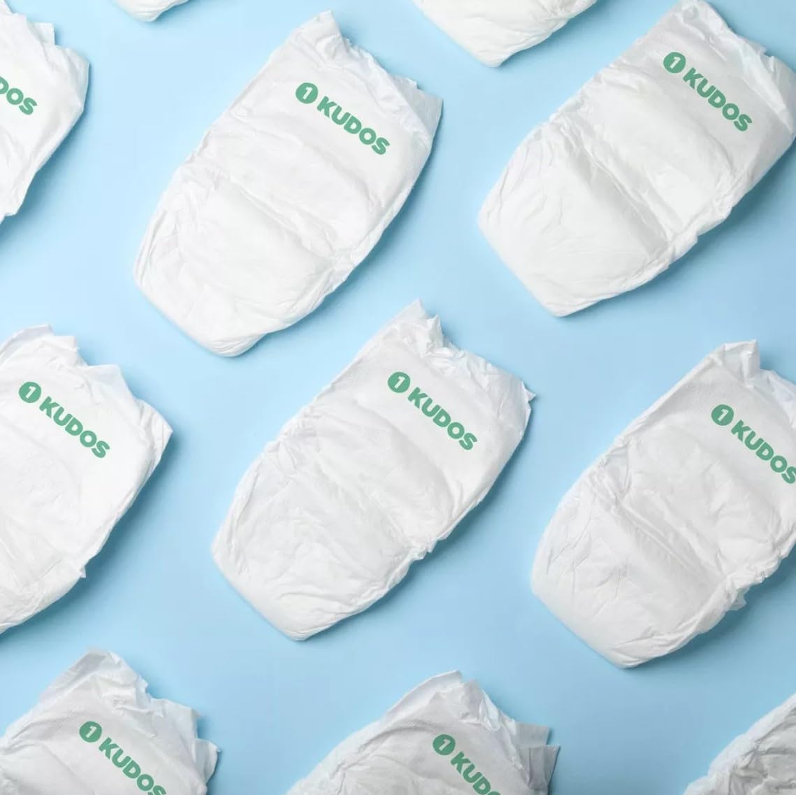 Kudos Chlorine Free Cotton - Lined Premium Diapers - Size 1, 70 Count, 7-12 lbs - (Pack of 1)