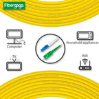 OS2 LCU to SCA Fiber Optic Cable,Singlemode Simplex, 3m(10ft)