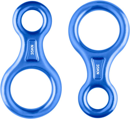 35kN Climbing Rescue Figure 8 Descender Rigging Plate Heavy Duty & Large & High Strength Rappel Device Equipment for