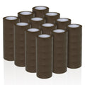 Brown Packing Tape, 72 Rolls Heavy Duty Carton Shipping Tape