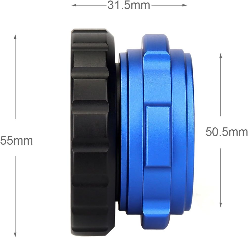 Telescope Eyepiece Adapter 1.25 inches Astronomy Accessories Coaxial Lock PETF Material Inner Ring | for All 1.25''