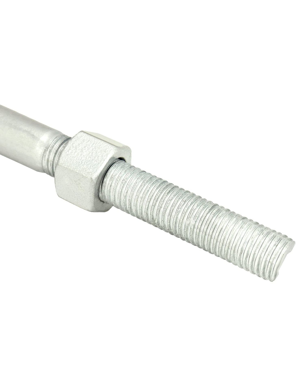 QWORK Eye Bolt with Nuts, 3/4'' x 12" Galvanized Eye Bolt, 4 Pack