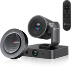 All-in-One Conference System: 4K Dual Lens Webcam + Bluetooth Speakerphone | AI Framing & Presenter Tracking PTZ