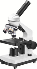 Adult and Student Compound Microscope - 40X-2000X High-Power Biological Microscope, with Dual LED Lighting, Suitable