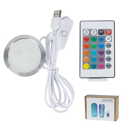 1PCS Remote Control RGB LED Lamp Kit 001 for Bambu Lab H2C/X1/P2S/A1 Multicolor RGB Makerworld for Anycubic