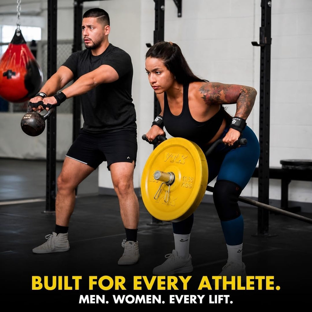 New Ventilated Weight Lifting Workout Gloves with Built-in Wrist Wraps for Men and Women - Great for Gym Fitness