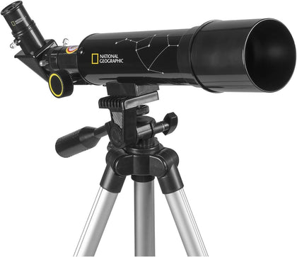 National Geographic 50mm Refractor Telescope for Beginners Kids with Eyepieces Mount Tripod