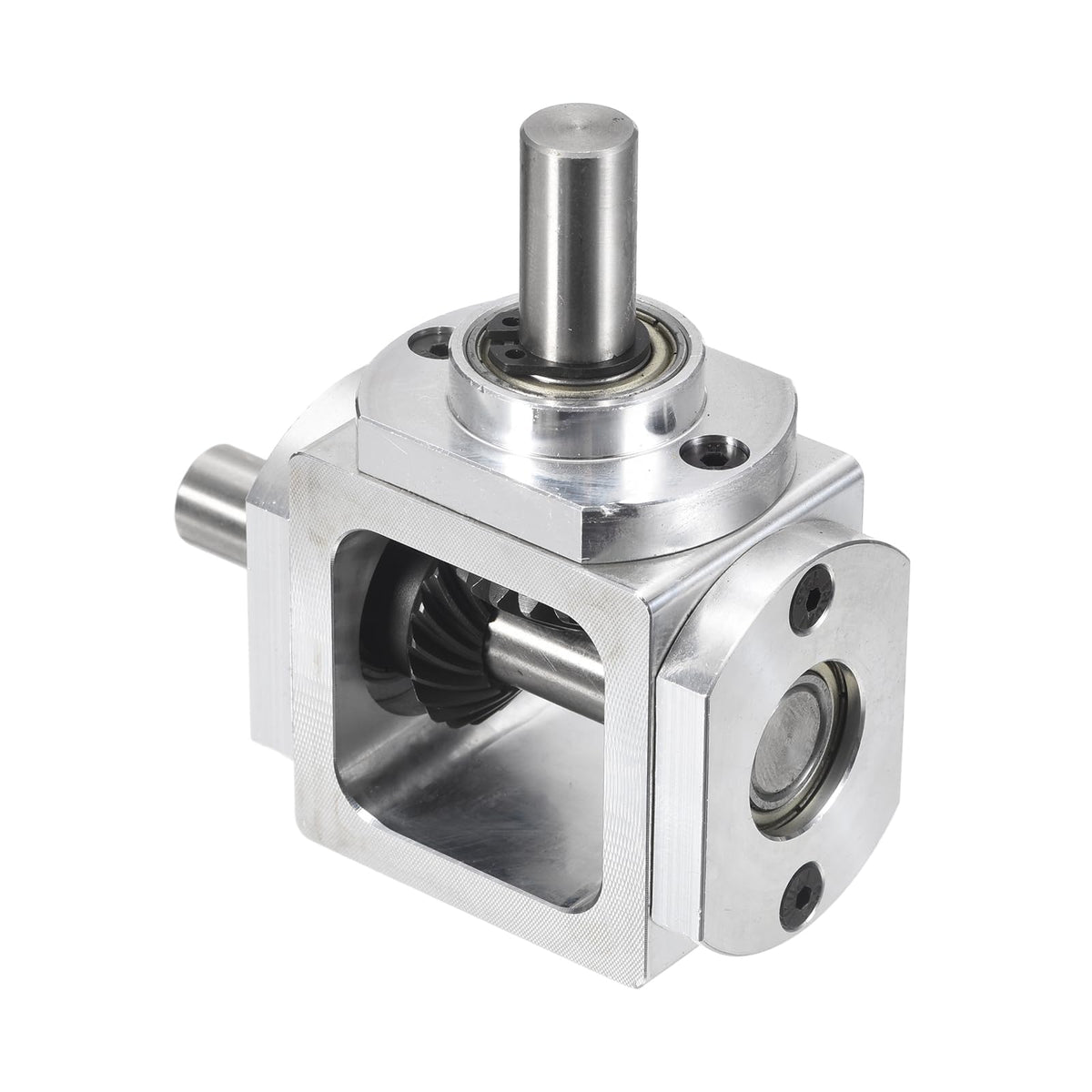 uxcell 1M 20T Gear Box 90 Degree 1:1 Single Output Right Shaft
