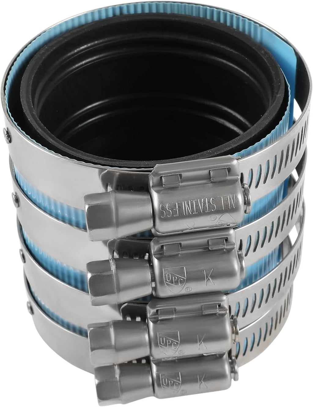 1Pcs EFIELD 3" No-Hub Coupling Colored Shield,Blue(CLAMP060-1)