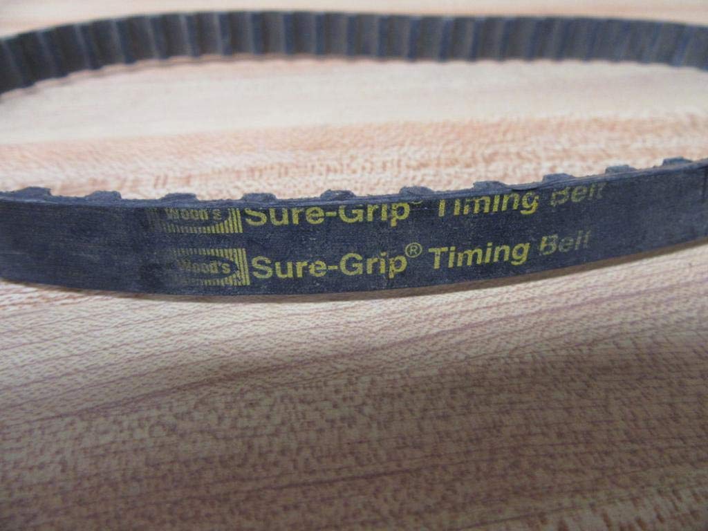 TB Woods 225L050 Timing Belt, 0.5" Belt Width, 0.38 mm Pitch, 22.5" Pitch Length, 60 Teeth