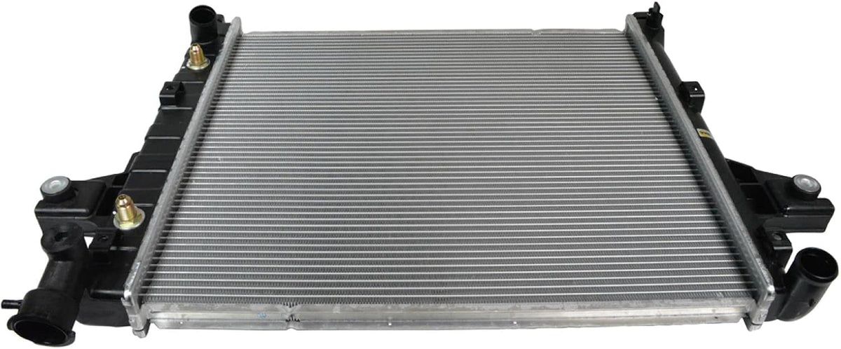 TRQ Radiator Assembly Aluminum Core Cross Flow with Transmission Oil Cooler