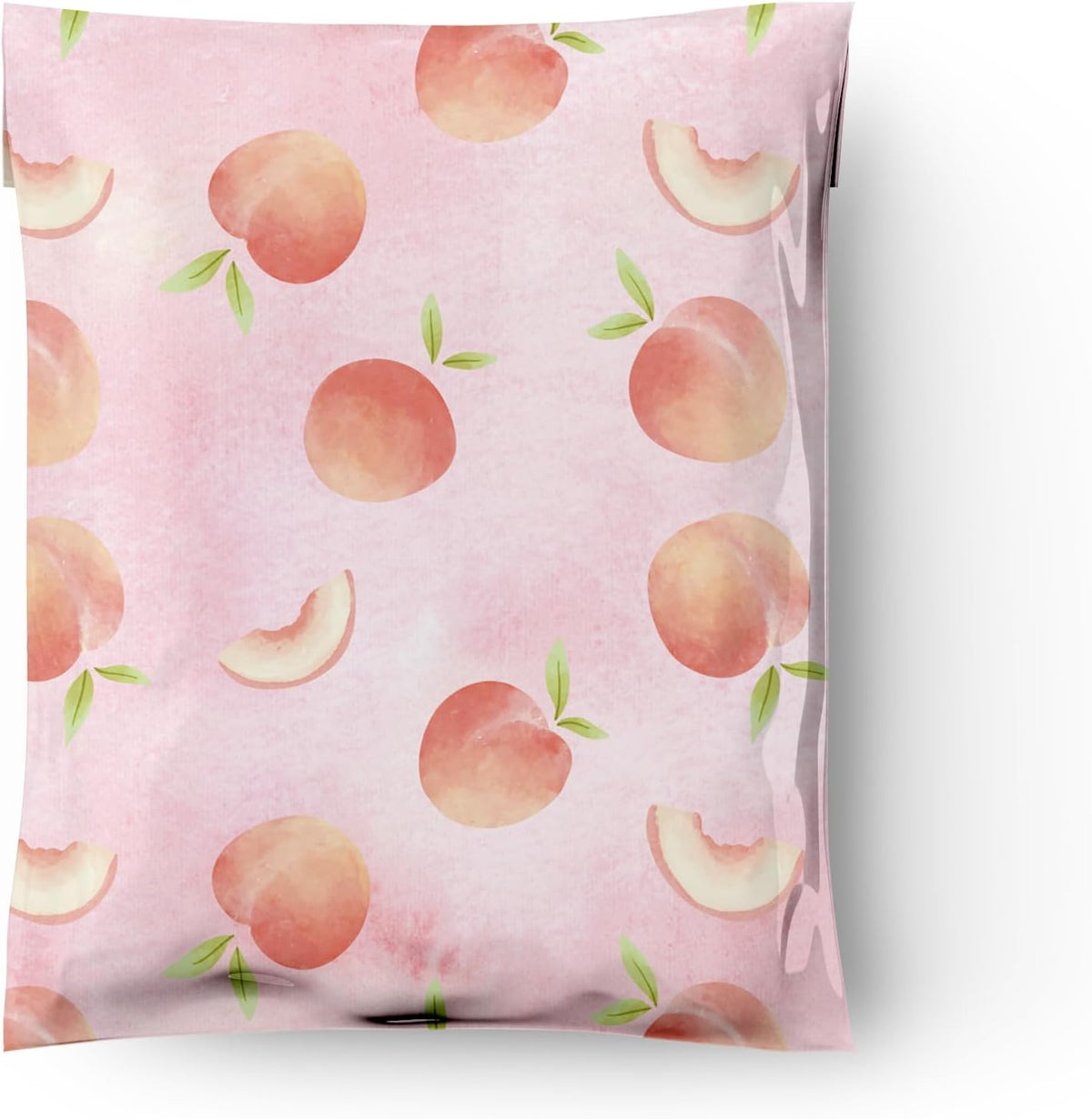 10x13 (100) Peaches Designer Poly Mailers Waterproof Self Sealing Tear Resistant Polymailers Shipping Envelopes