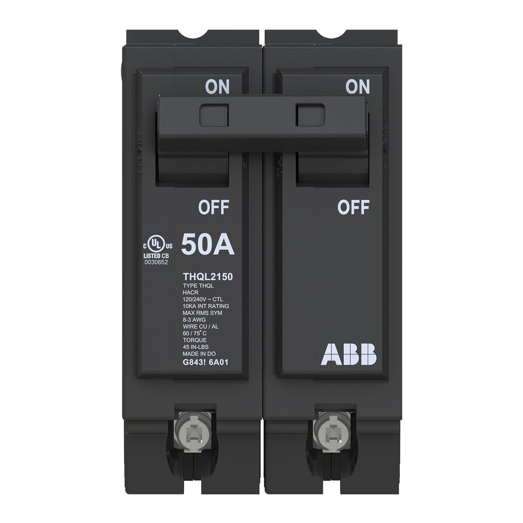 ABB Q-Line THQL2150 • Circuit Breaker • 50 Amp Double Pole