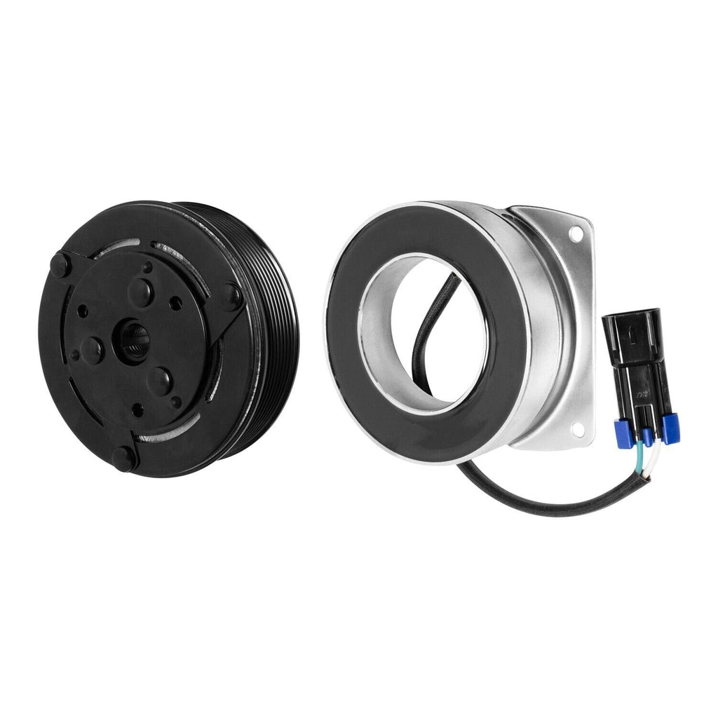 A/C Compressor Clutch Assembly for York - 8 Groove 6" 2 Wire 12 Volt