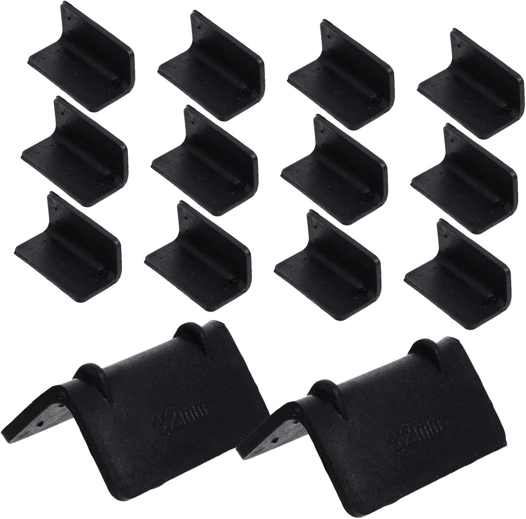 Plastic Corner Protectors 100 Pack Black L Shaped Cargo Guards
