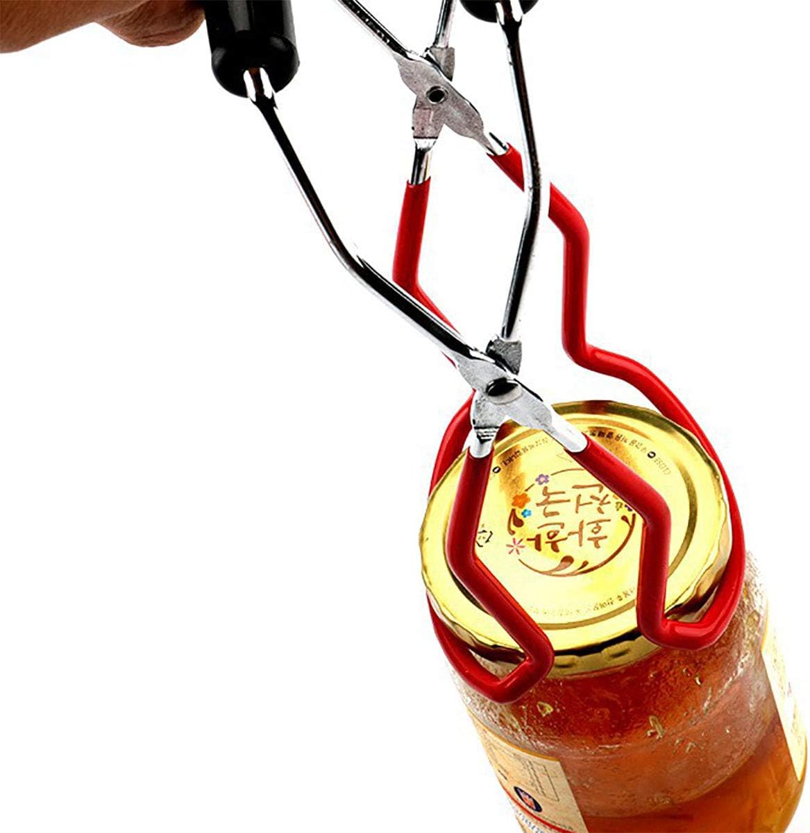 Canning Jar Lifter Tongs with Non-Slip Grips Handle, Feeding Bottle Clip