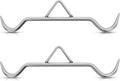 2 Pcs Heavy Weight Gambrel 20.87 Inch Steel Bar with Hooks Supports up to 1200 Lbs Durable Game Hanging Hoist &