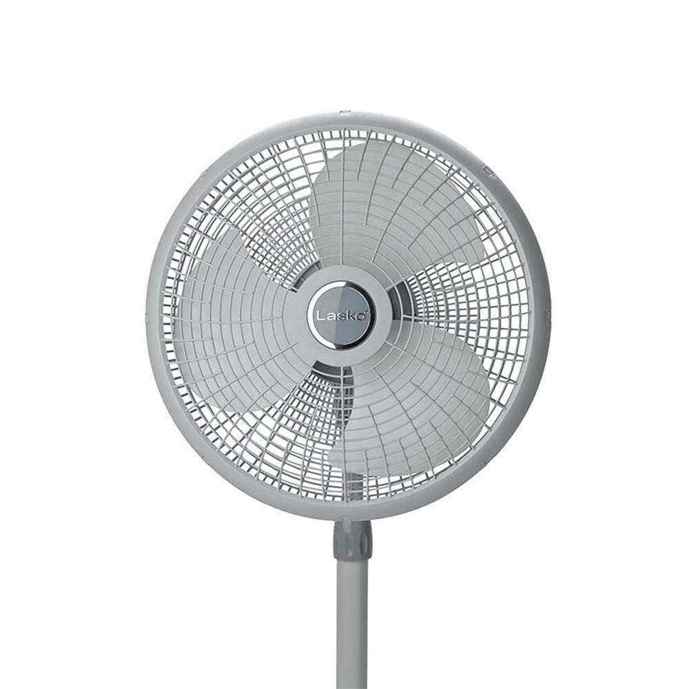 2526 16" Adjustable Pedestal Fan, gray:
