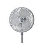2526 16" Adjustable Pedestal Fan, gray: