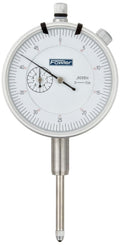 Fowler 52-520-129-0 Premium Dial Indicator with 1" Measuring Range and White Dial
