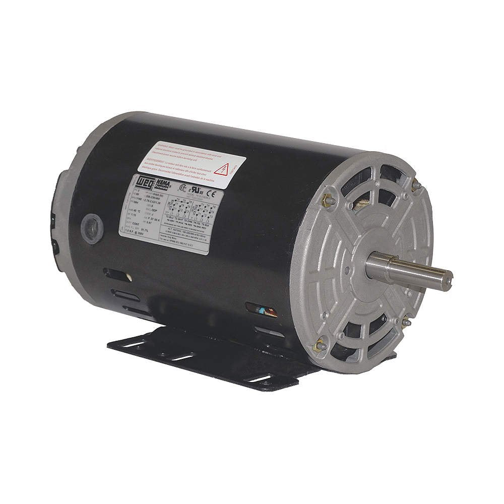 WEG General Purpose Motor,1/2 HP,56 Frame (.5012OT3E56-S)