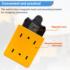 mxuteuk 4 Wire Dump Trailer Remote Control Switch 12V DC Up Down Push Button Switch for Double Acting Hydraulic Pump Lift Winch Dump Bed G018-4W